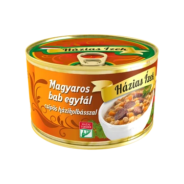 Házias Ízek Magyaros bab egytál házikolbásszal 400g