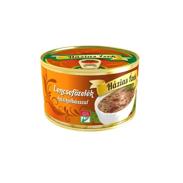Házias Ízek Lencsefozelek házikolbásszal 400g